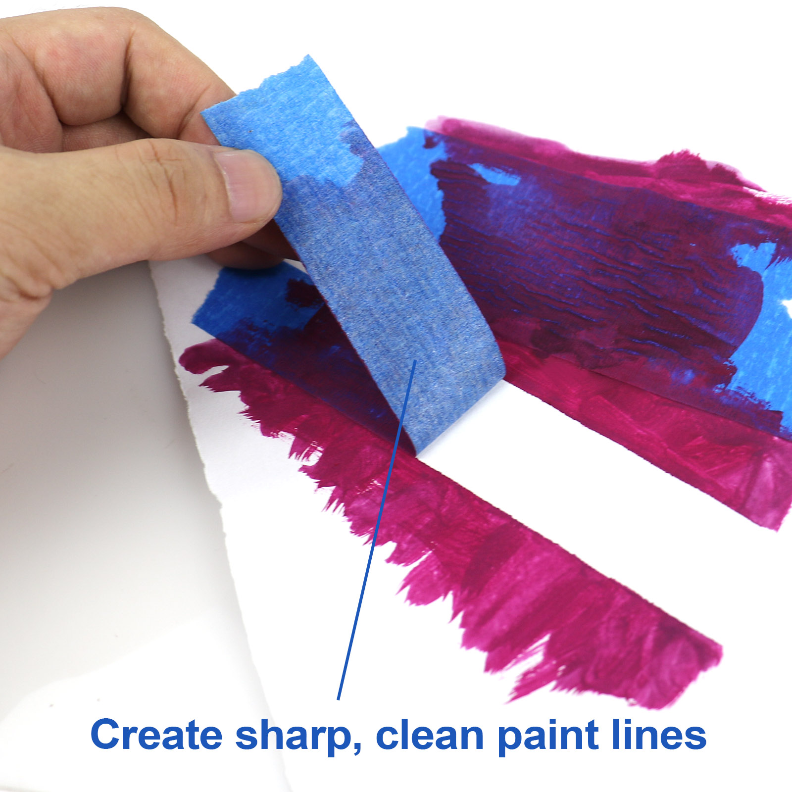 Bomei Pack Blue Painter's Tape, 3-Pack 2" x 55 Yard photo 6