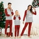 thumbnail image 4 of Family Christmas Mom Dad Kids Matching Pajamas Set Winter Baby Dog Romper Cotton Soft 2 Pieces Suit Sleepwear Xmas Family Look, 4 of 4