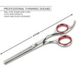 thumbnail image 2 of Laazar 6.5” Thinning Shears for Dogs and Cats with Leather Case | Stainless Steel Pet Thinning Scissors for Texturizing and Blending | Sharp Hair Grooming Tools and Supplies for Pets, 2 of 4