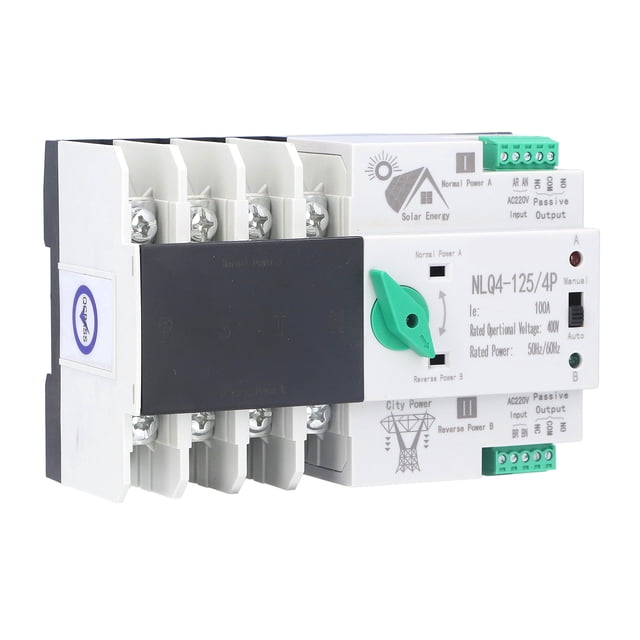Interruptor de transferencia automática de doble potencia Bling Bling NLQ4‑125/4P 100 A 220 V