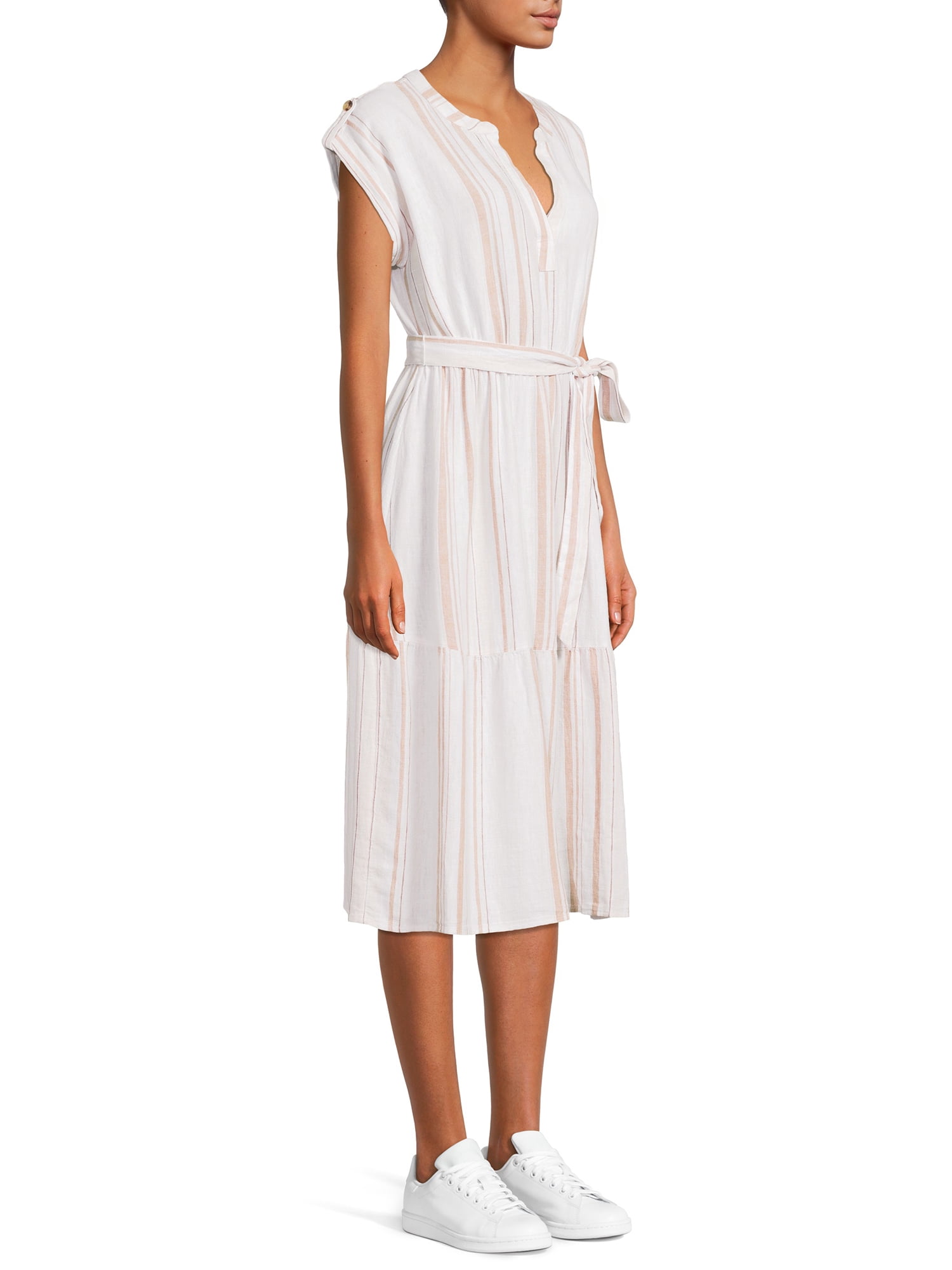 Time and Tru Maxi Mid-Length Sleeveless Dress (Women's), 1 Count, 1 Pack