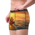 thumbnail image 2 of Kdxio Men's Boxer Briefs with Cartoon Swimming Yellow Duck Print - Comfortable and Breathable Underwear for Everyday Wear, 2 of 5
