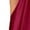 Wine, variant on Delliss Womens Summer Petal Sleeve Plain Mini Dress Crew Neck Travel Beach Trendy Tiered Dresses With Pocket