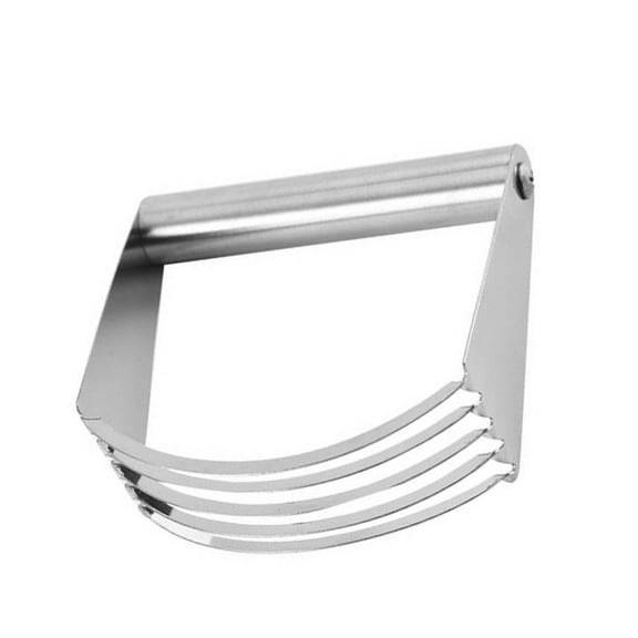 LIFKOME Stainless Steel Pastry Cutter for Blending and Cream with Comfortable Grip Handle Silver 7.5 inches