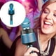 thumbnail image 4 of Seitruly Micrófono inalámbrico Altavoz dinámico Reverberación Reproductor KTV Envolvente Recargable con luces LED Mic Gran compatibilidad Cables de audio/vídeo Azul, 4 of 6