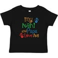 thumbnail image 3 of Inktastic Nani and Papa Love Me Boys or Girls Baby T-Shirt, 3 of 5