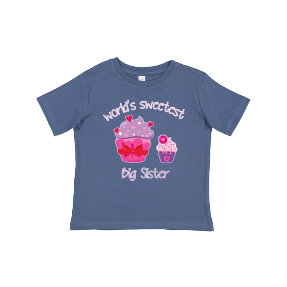 Inktastic World's Sweetest Big Sister Girls Baby T-Shirt