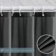thumbnail image 2 of Extra Wide Shower Curtain 240x200 Cm - Dark Grey, Mildew Resistant, Waterproof, 2 of 4