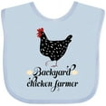 thumbnail image 3 of Inktastic Backyard Chicken Farmer Ancona Hen Girls Baby Bib, 3 of 4
