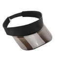 thumbnail image 2 of Visor Cap for Women Wide Brim Sun Protection Hat Adjustable Visor Cap (Black One Size), 2 of 9