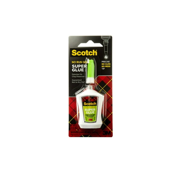 Scotch, 24 h, 1 x Super Glue, Clear