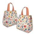 thumbnail image 2 of Pioneer Flower Floral Print Pattern Insulated Lunch Bag for Women & Adults,Large Portable Soft Cooler Lunch Bag,Thermal Food Storage Tote with Pearl Cotton,8.66L,8.75x5.75x9.5 Inch, 2 of 6