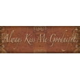thumbnail image 2 of Williams, Todd 18x9 White Modern Wood Framed Museum Art Print Titled - Always Kiss Me Goodnight, 2 of 4