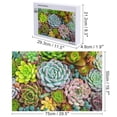 thumbnail image 2 of Jigsaw Puzzles 1000 Pieces For Adults, Succulent Plants Puzzles For Adults 1000 Pieces Unique Shape Pieces Family Games Puzzle, 2 of 5