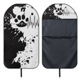 thumbnail image 6 of POLERO Cooling Sweat Carseat Protector Waterproof Microfiber Towel, Compatible with Truck Seat Van, for SUVs Trucks Sedans, Dog Paw Heartbeat Theme, 6 of 7
