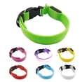 thumbnail image 3 of Collar para mascotas Iluminación LED Suministros para mascotas ABS Recargable Prevención de accidentes Herramientas anti-perdida Collares Actividades de seguridad USB Recargable Verde M Eigraketly PT000654-18, 3 of 7