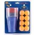 thumbnail image 3 of Ensemble de 12 Verres Rouges et Bleus pour Bière et Pong - Gobelets de Fête pour Bars, Camping et Événements pour Individus, Vaisselle de Bar Incassable en Plastique Tritan, 3 of 5