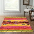 thumbnail image 2 of Masters Salsa Yellow Area Rug 8x10 Polypropylene Artistic Floor Covering, 2 of 3