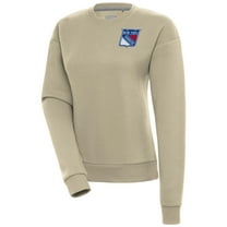 Women's Antigua Khaki New York Rangers Victory Pullover Sweatshirt