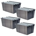 thumbnail image 1 of Cajas de Plástico Apilable VentDepot BoxArch15 4 Pzas 15kg 50x30x21cm Color Gris, 1 of 1