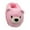 Pink, variant on Furry Animal Shoes Cartoon Bear Lovely Casual Winter Slippers for Indoor Bedroom Brown