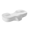 thumbnail image 2 of Almohadas de soporte para el cuello con diseño de mariposa y funda lavable, ergonómicas y de apoyo lento. blanco, 2 of 8