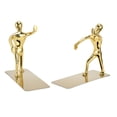 thumbnail image 4 of 2 uds sujetalibros de acero inoxidable para hombre sujetalibros artísticos Kung Fu antideslizantes para decoración de estantería de oficina en casa ANGGREK Otros, 4 of 8