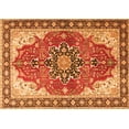thumbnail image 1 of Ahgly Company Indoor Rectangle Medallion Orange Traditional Area Rugs, 8' x 10', 1 of 1