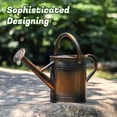 thumbnail image 7 of 1 Gallon Watering Can for Plants, Watering Cans for Indoor&Outdoor Gardening, Galvanized Steel Watering Pot with Removable Spout, Metal Water Can with Ergonomic Movable Handle(Copper), 7 of 7