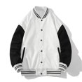 thumbnail image 7 of Baseballs Jackets New Fashion Casual Quality Patchwork Button Sports Coat Women Men Team Varsity Jacket Custom, 7 of 7