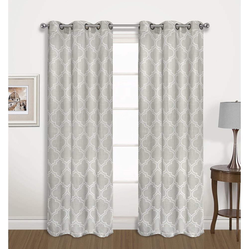 2 Pack Regal Home Collections Fretwork Luxurious Trellis Design