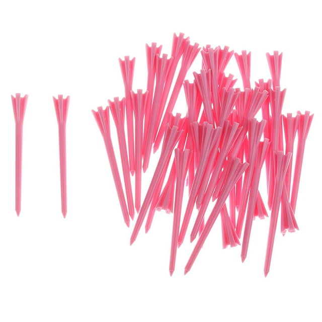 Paquete profesion shamjiam 40pcs Sin Fricción Abs Tee para golf Tees de golf 85 Mm 3.35 Pulgadas