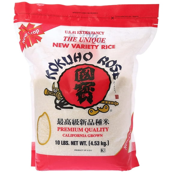 Kokuho Rose Premium Rice 10 Lbs