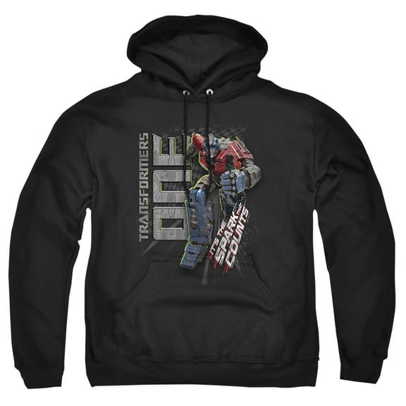 TRANSFORMERS ONE Orion Pax Run Adult Pull-Over Hoodie, Black, Small
