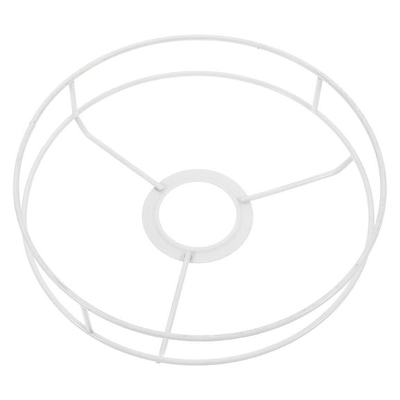 OUNONA Chandelier Frame Lamp Shade Rings 1 Set Iron Wire Light Bulb Guard Cage Diy Accessory For Ceiling Pendant Light