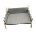 thumbnail image 4 of Silla para mascotas, sofá rascador para gatos, y sueño, cuna para mascotas, cama para mascotas, para conejos, suministros para mascotas, gris, 4 of 8