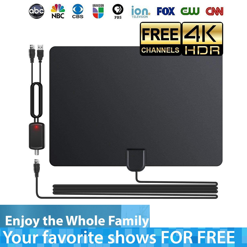 TV Antenna HDTV Antenna Support 4K 1080P Digital Tv Antenna for HDTV