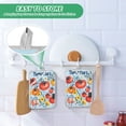 thumbnail image 4 of Yayeee Pot Holders Kitchen Heat Resistant with Pocket 7"x9.8" Cotton Oven Cooking Hot Pads, Yellow Floral Tomatoes, 4 of 7
