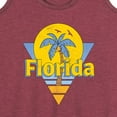 thumbnail image 3 of Instant Message - Retro Florida Logo - Women's Racerback Tank Top, 3 of 6