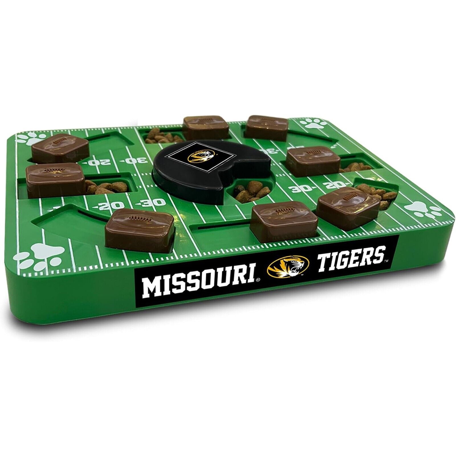 Pets First NCAA Missouri Tigers Puzzle Toy, Puzzle Treat Dog Toy, Interactive Dog Treat Toy, Dog Puzzle Feeding Slow Toy