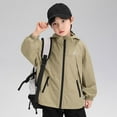 thumbnail image 6 of Lopecy-Sta Kids Hooded Winter Jacket with Front Zip & Zippered Pockets - Durable Autumn Warm Outerwear, 6 of 7