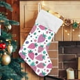 thumbnail image 5 of Coolnut Strawberry Christmas Stocking Personalized Large Candy Stocking, Xmas Stockings Decoration Hanging Gift for Family Holiday Party Ornaments Decor Fireplace, 5 of 7