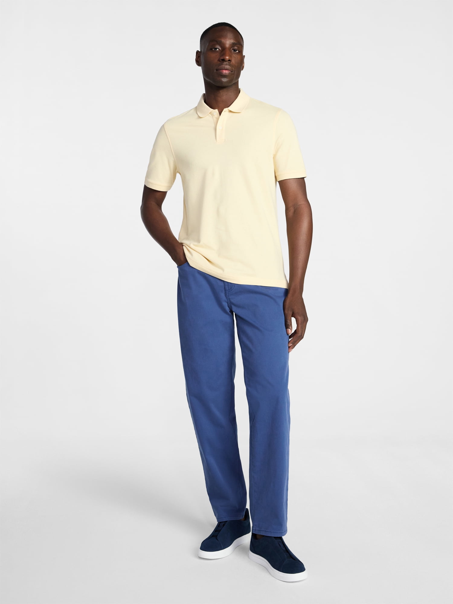 George Men's & Big Men's Classic Fit Pique Polo with Short Sleeves, Sizes XS-5XL, LT-3XLT