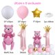 thumbnail image 4 of Globo número 1 de corona de 36 pulgadas, juego de globos de oso azul y rosa para bebé niña y niño, decoraciones para fiesta de primer cumpleaños, globos para baby shower, 4 of 5