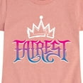thumbnail image 3 of Descendants - Fairest Crown - Toddler And Youth Girls Short Sleeve Graphic T-Shirt, 3 of 5