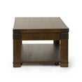 thumbnail image 6 of Steve Silver Arusha Indoor Rustic Rectangle Lift Top Coffee Table with Shelf, Brown, 6 of 12