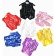 thumbnail image 3 of LINLIN Shiny Sequin Vest Jacket Waistcoat Tops Hip-hop Jazz Street Dance Performing, 3 of 5
