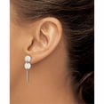 thumbnail image 3 of Stainless Steel Polished Discs With Bar Post Dangle Earrings (31.5 X 8) Made In China sre1411, 3 of 7