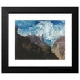thumbnail image 2 of Alexander Evgenievich Yakovlev 14x12 Black Modern Framed Museum Art Print Titled - Mount Rakaposhi, 2 of 5