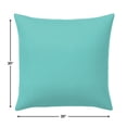 thumbnail image 4 of Casual Cushion Solid Sunbrella® Fabric 1-Piece Outdoor Throw Pillow, 20"W x 20"L, Canvas Aruba, 4 of 5
